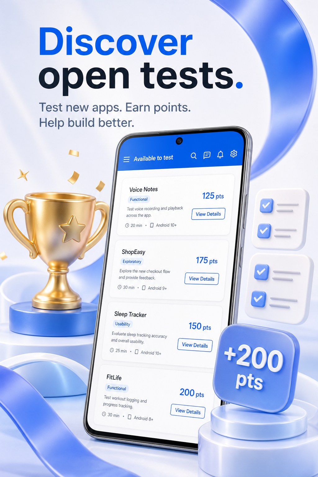 Campaigns for testers